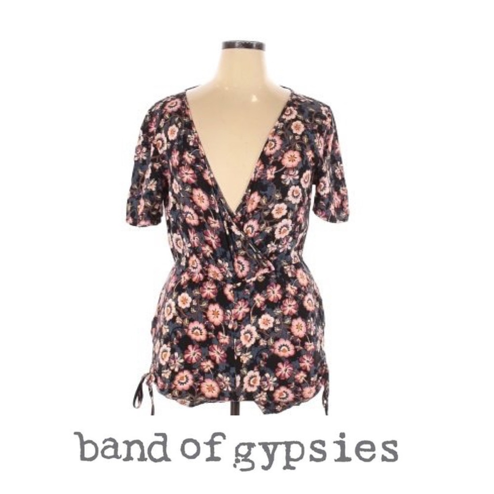 Band of Gypsies Floral Short Romper